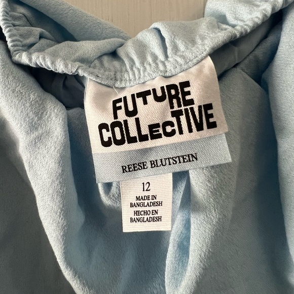 Future Collective Off The Shoulder Long Sleeve Midi Dress 12 NWT - Picture 10 of 12